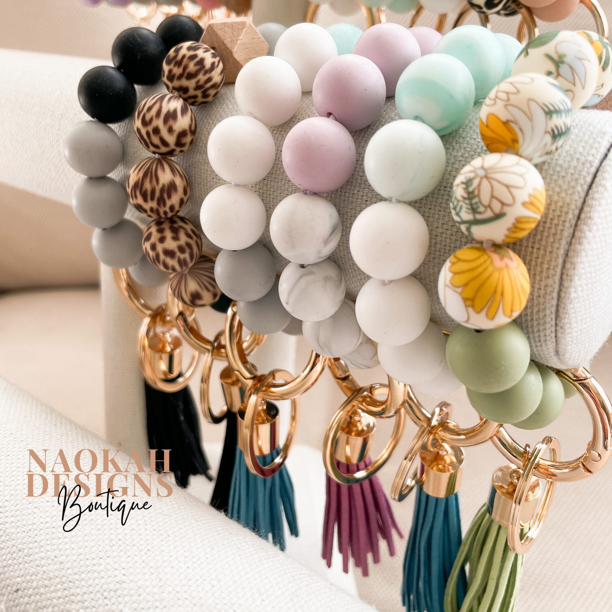 Boho Silicone Beads Wristlet – Nightshade Creative Co