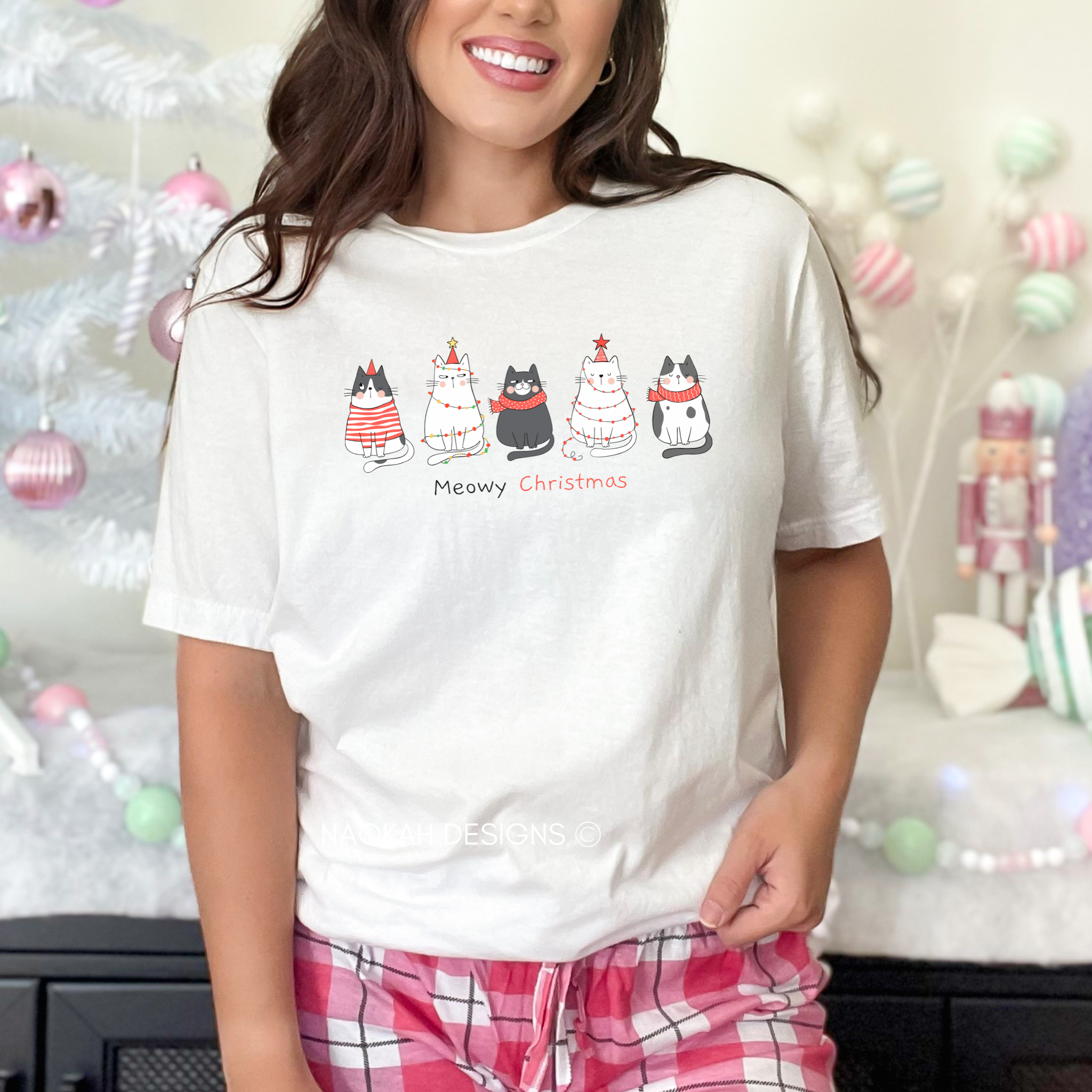 Meowy 2024 christmas shirt