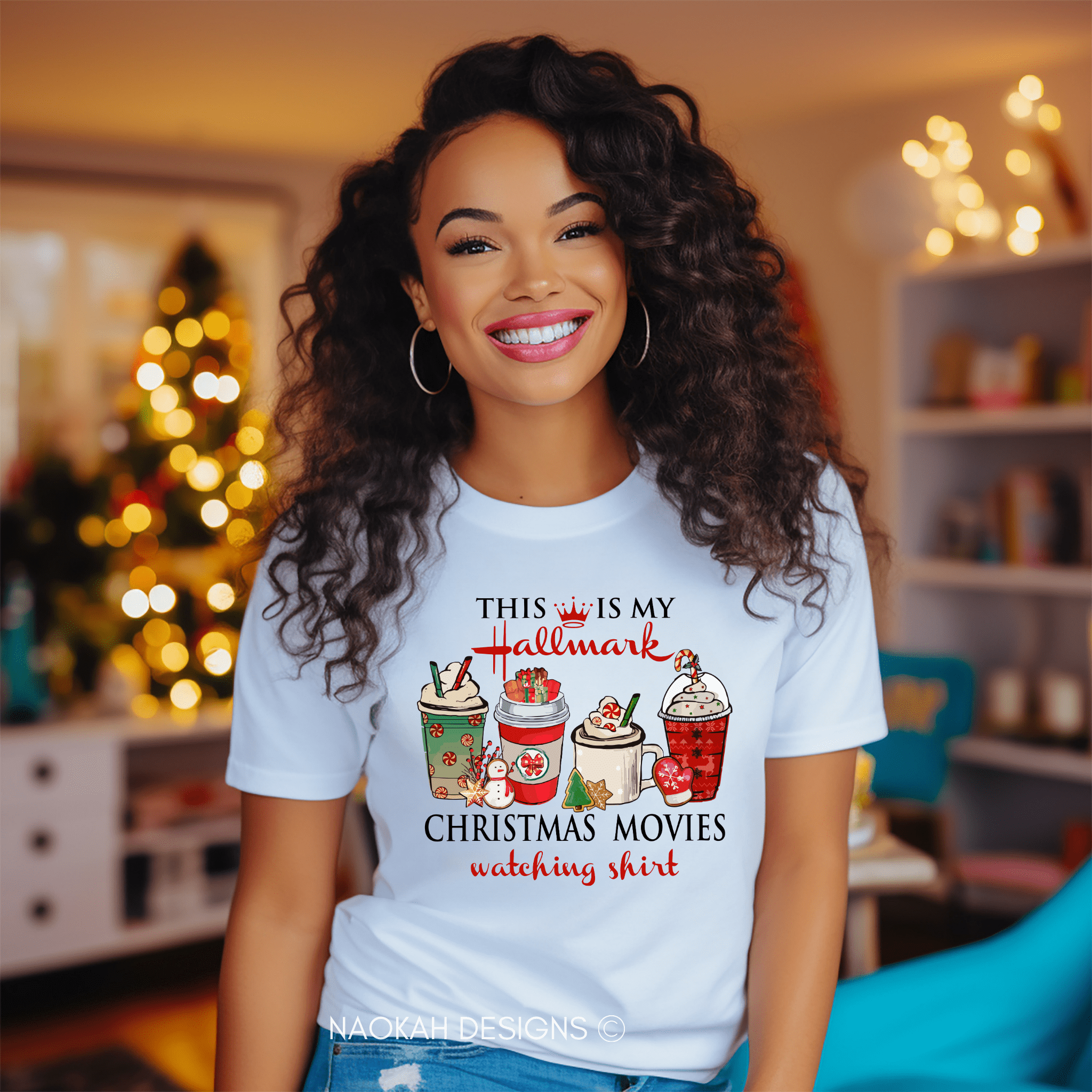 Hallmark christmas discount shirt plus size