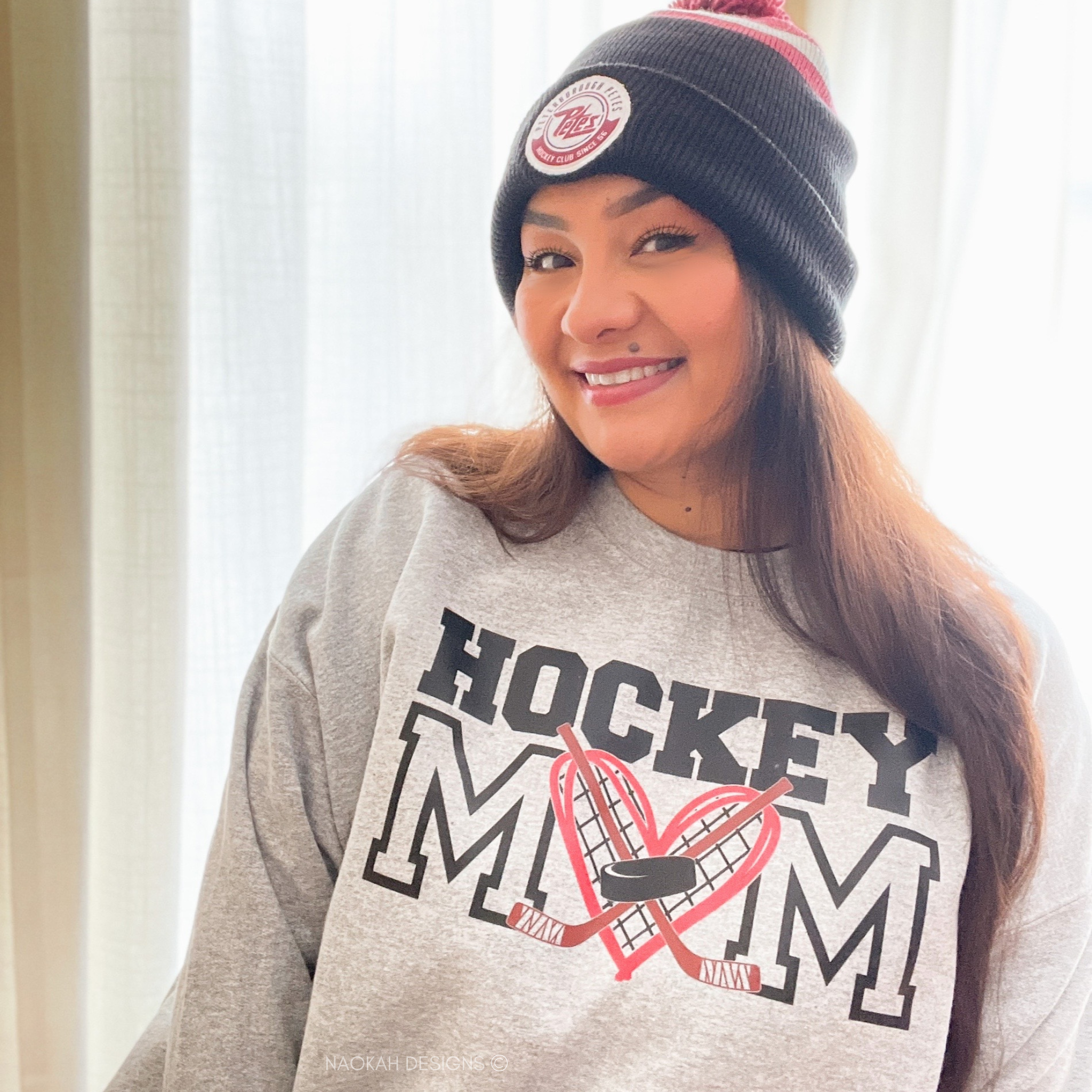 Hockey mom sweater sale