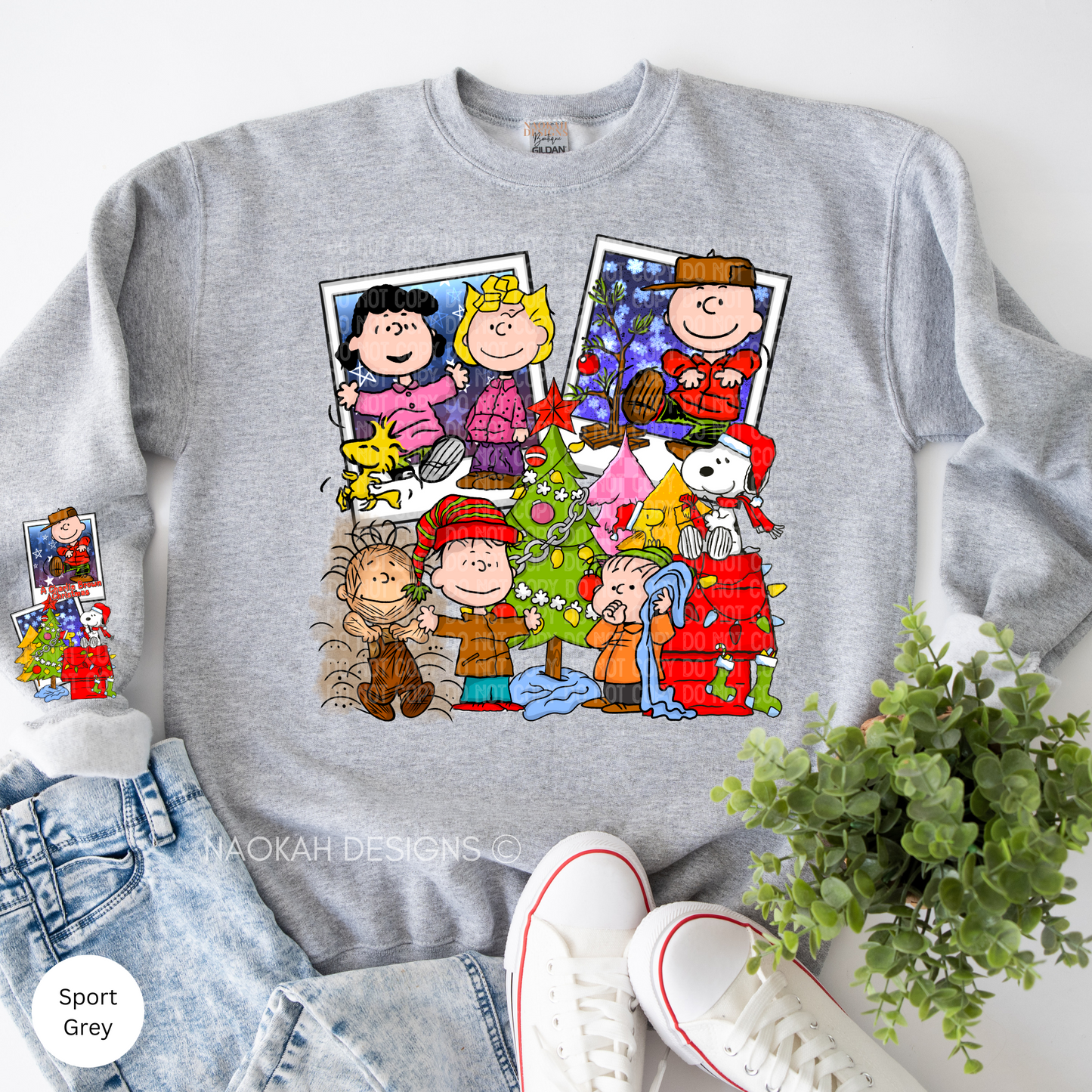 charlie and friends christmas sweater