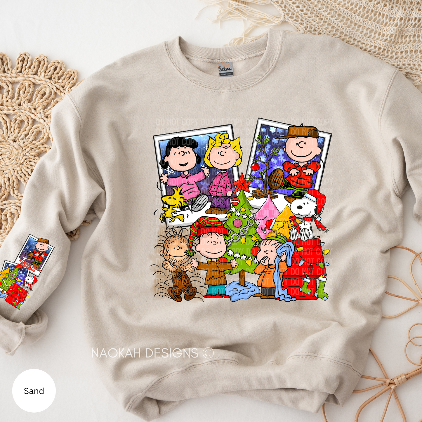charlie and friends christmas sweater