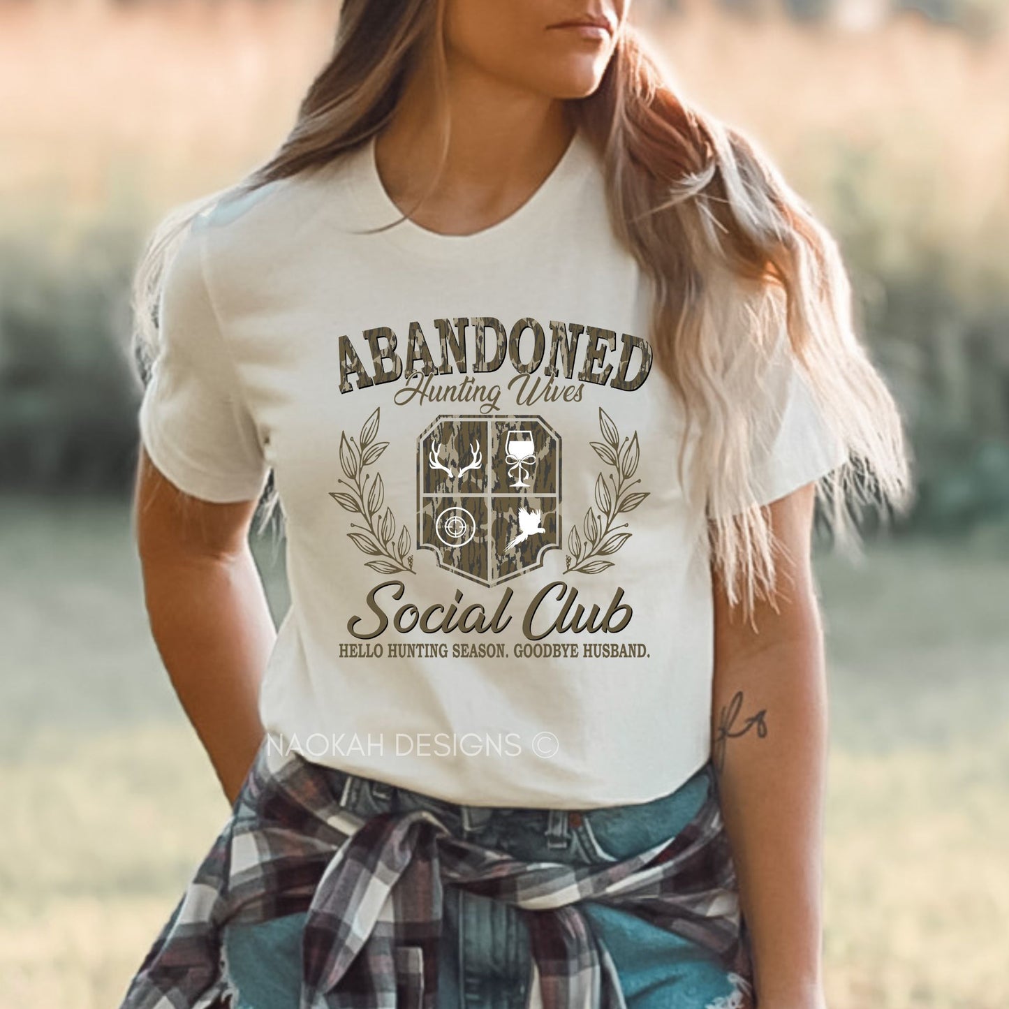 abandoned hunting wives shirt, hunting season shirt, funny hunting shirt, hunting wives social club, humorous hunting apparel, women's hunting clothing, hunting-themed t-shirt, seasonal hunting shirt, goodbye husband shirt, hello hunting season apparel, outdoor women's fashion, funny wife gifts, hunting club merchandise, novelty hunting shirts, hunting wife gifts, women’s outdoor wear, fishing and hunting apparel, couple hunting shirts, matching couple shirts, humorous couple apparel