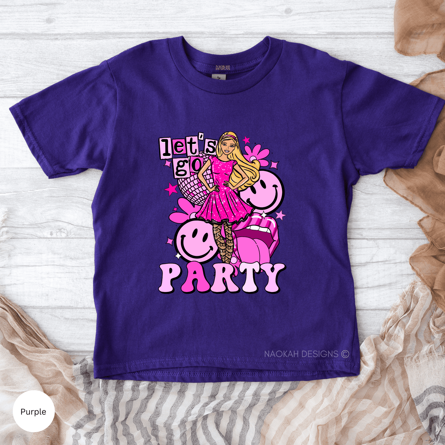 come on let's go party youth shirt, toddler shirt