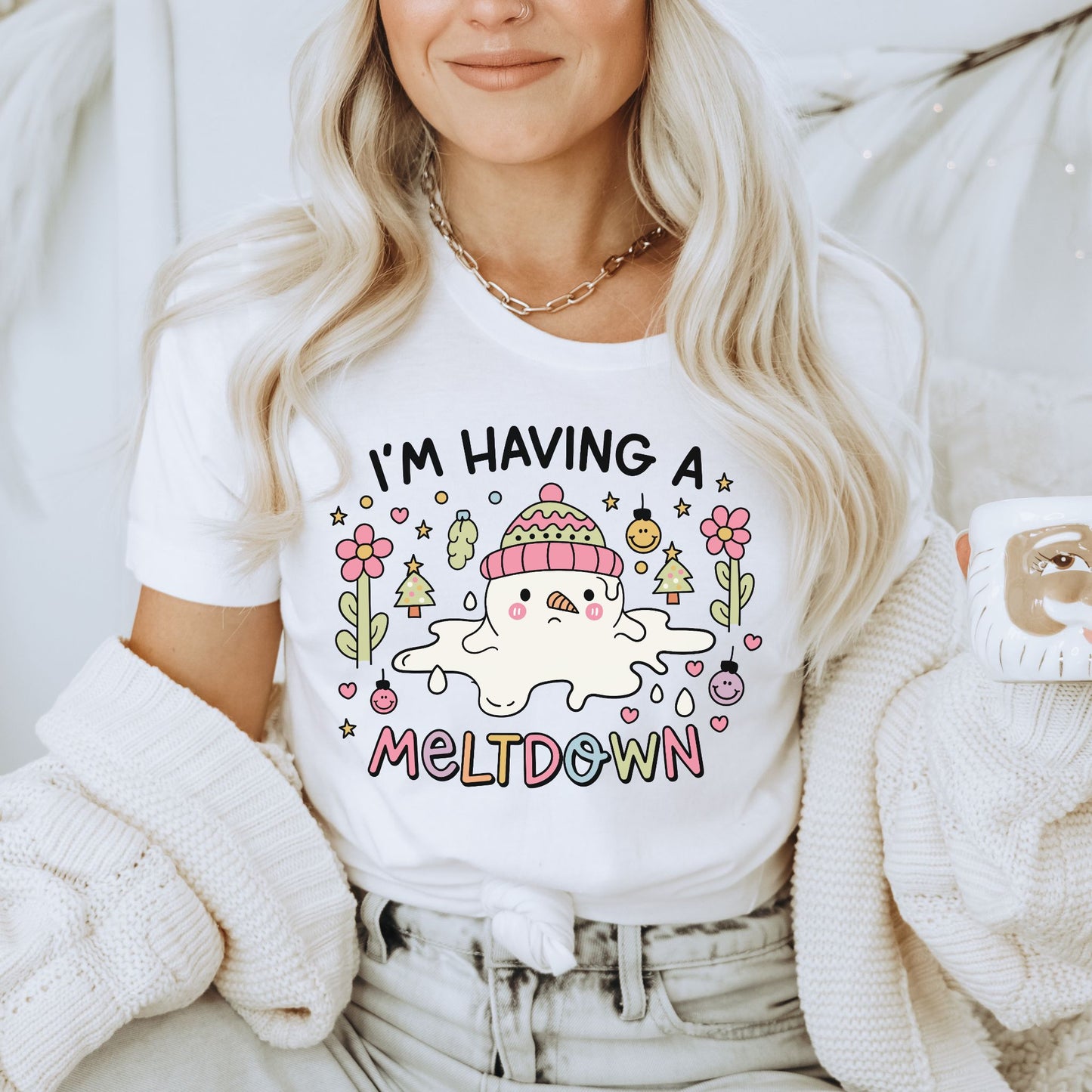 I'm Having A Meltdown Snowman Shirt