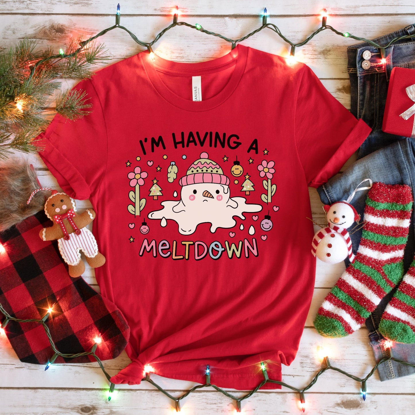 I'm Having A Meltdown Snowman Shirt