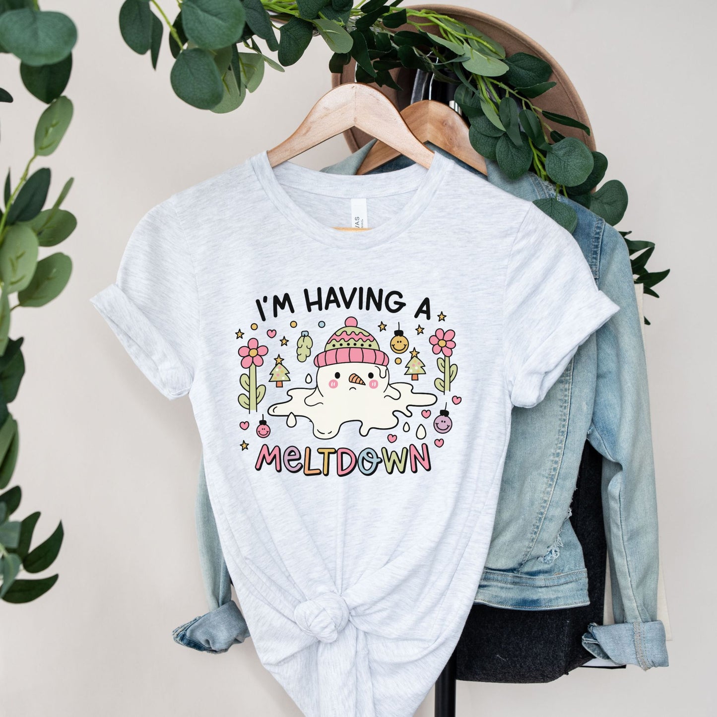 I'm Having A Meltdown Snowman Shirt