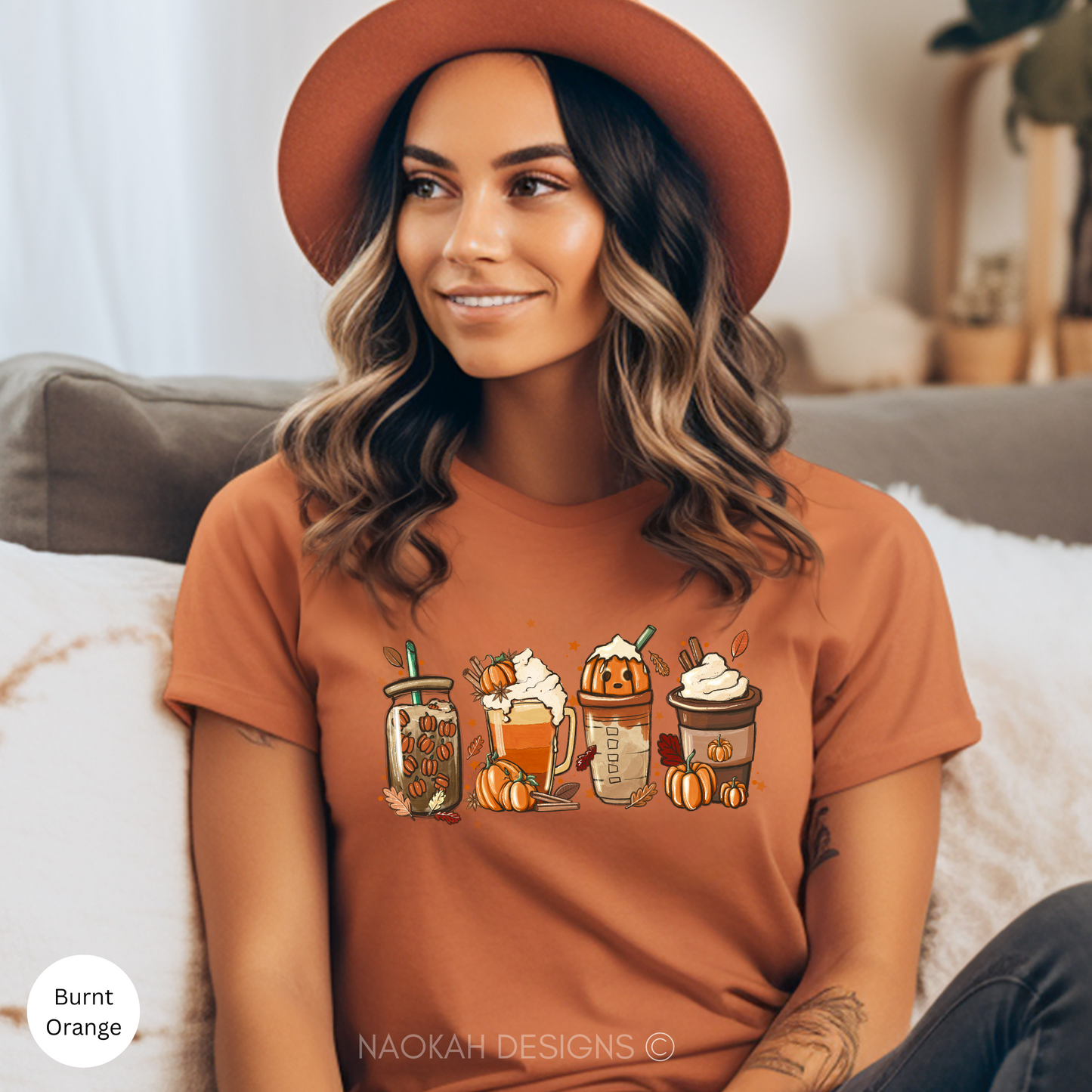 pumpkin spice latte shirt, fall coffee shirt