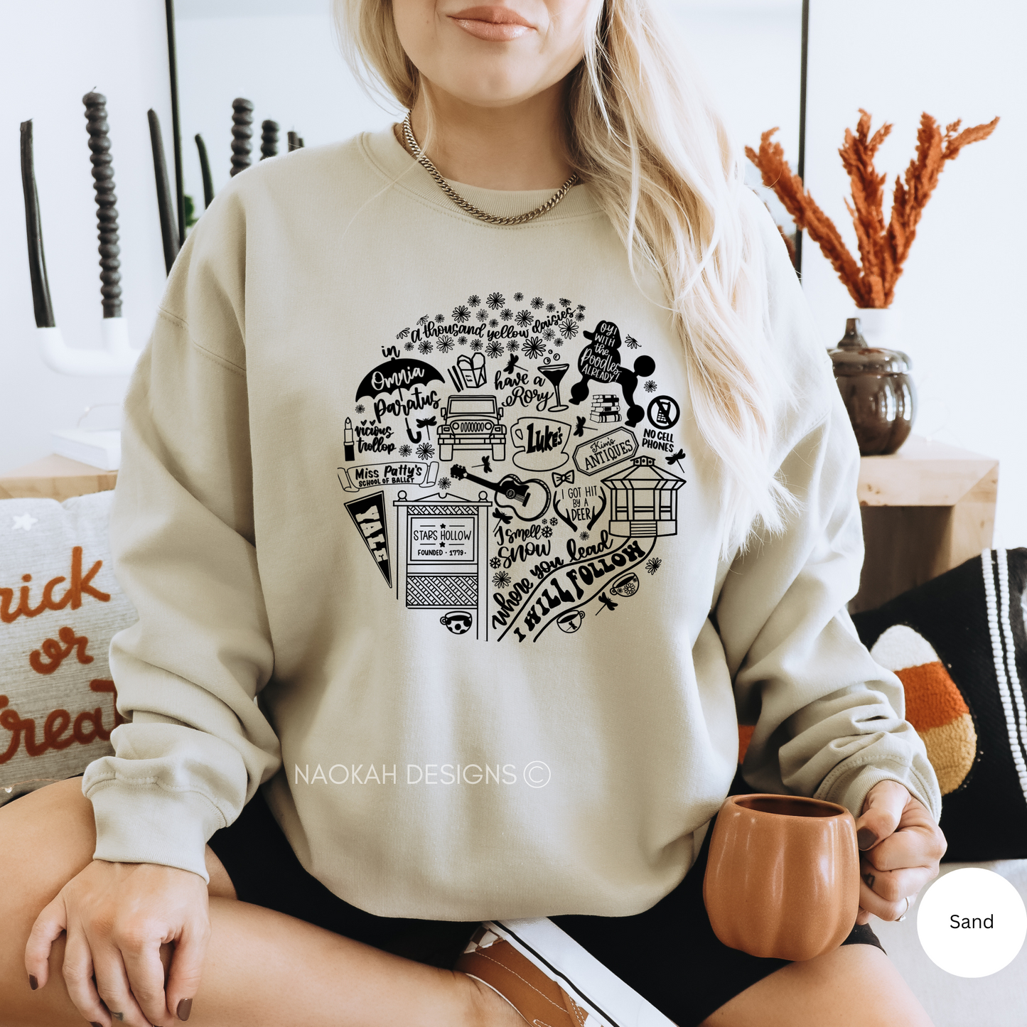 gilmore girls collage sweater