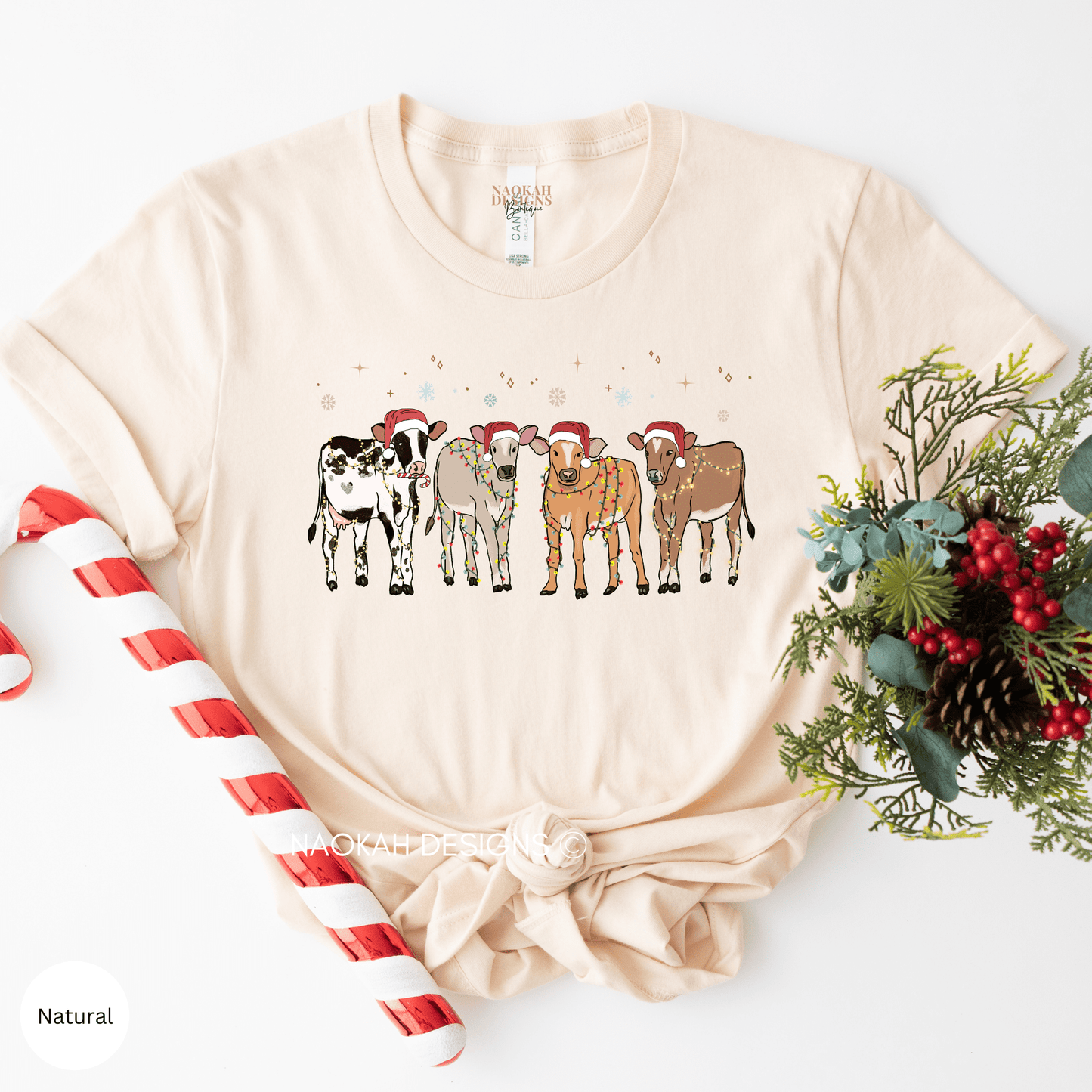 christmas cow shirt, christmas animal shirt, funny cow shirt, cow christmas gift, cute christmas shirt, farm christmas shirt, highland cow