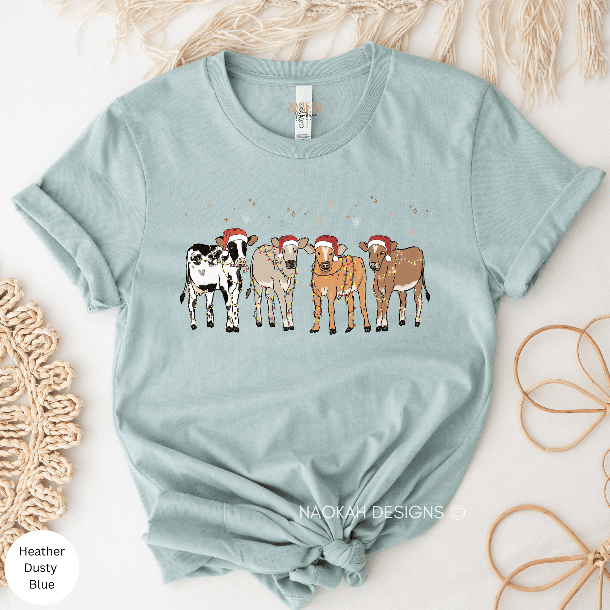 Christmas Cow Shirt, Christmas Animal Shirt, Funny Cow Shirt, Cow Christmas Gift, Cute Christmas Shirt, Farm Christmas Shirt, Highland Cow