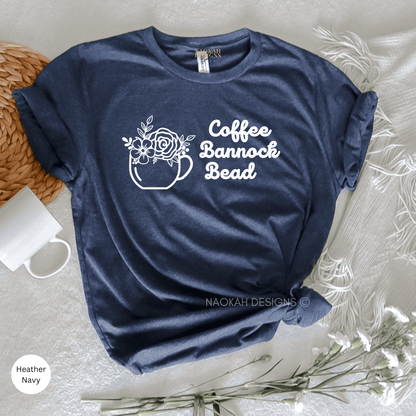 Coffee Bannock Bead Shirt, Bead love coffee shirt, Bead Collector, Gift for Crafter, Gift for Beader, Indigenous Owned Shop, Bead GiftCoffee Bannock Bead Shirt, Bead love coffee shirt, Bead Collector, Gift for Crafter, Gift for Beader, Indigenous Owned Shop, Bead Gift