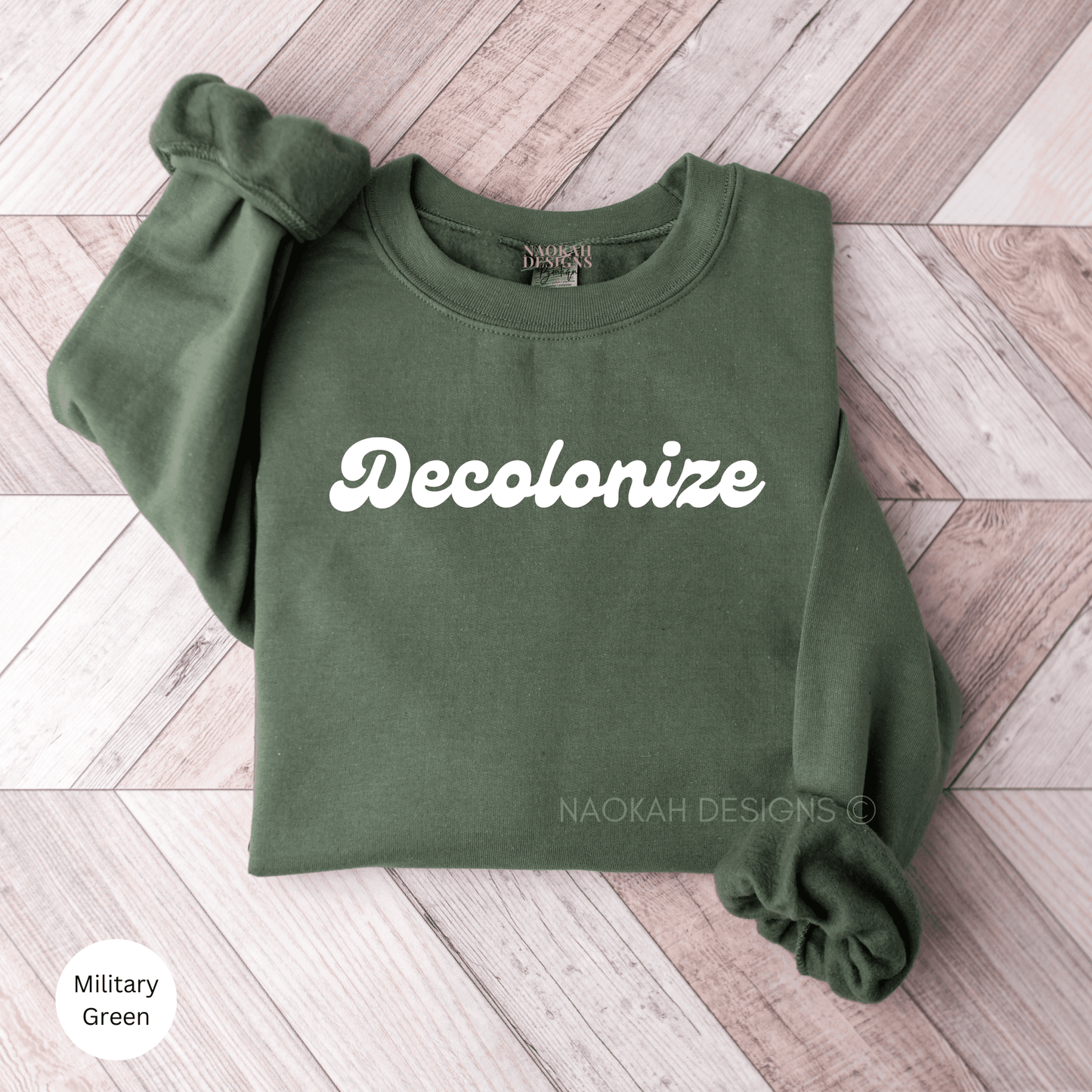 decolonize crewneck/hoodie