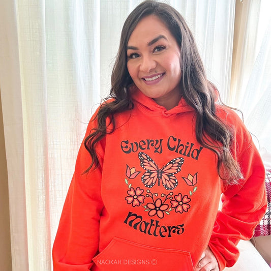 Every Child Matters Shirt Butterfly Design, PORTION DONATED, Orange Shirt Day Shirt, Indigenous Owned Shop, Truth and Reconciliation