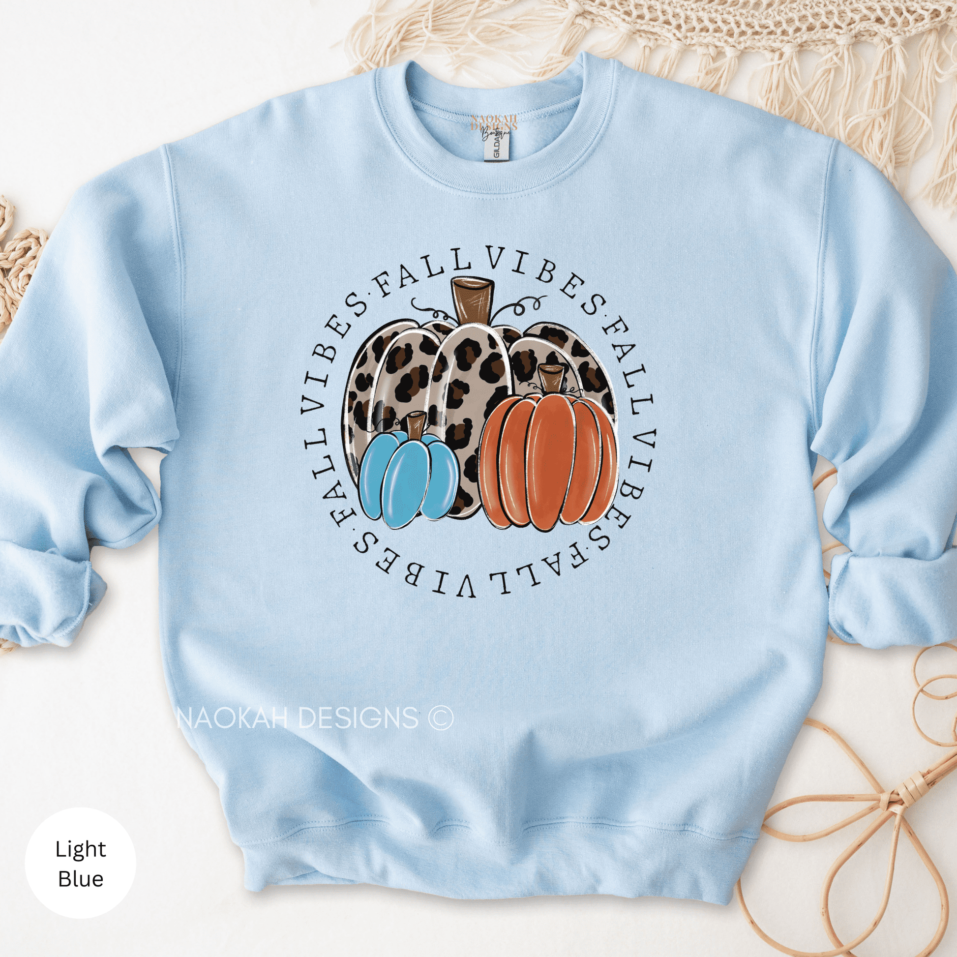 Fall Vibes Sweater, Fall Sweatshirt, Halloween Shirt, Fall Shirt, Autumn Shirt, Pumpkin Shirt, Fall Vibes Tee, Leopard Pumpkin