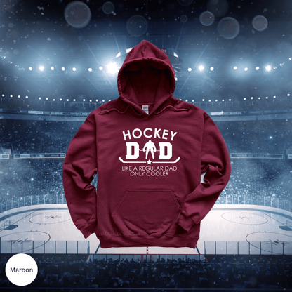 Hockey Dad Like A Regular Dad Only Cooler Sweatshirt, Hockey dad sweatshirt hoodie, hockey dad shirt, gift for hockey dad, custom hockey dad sweatshirt
