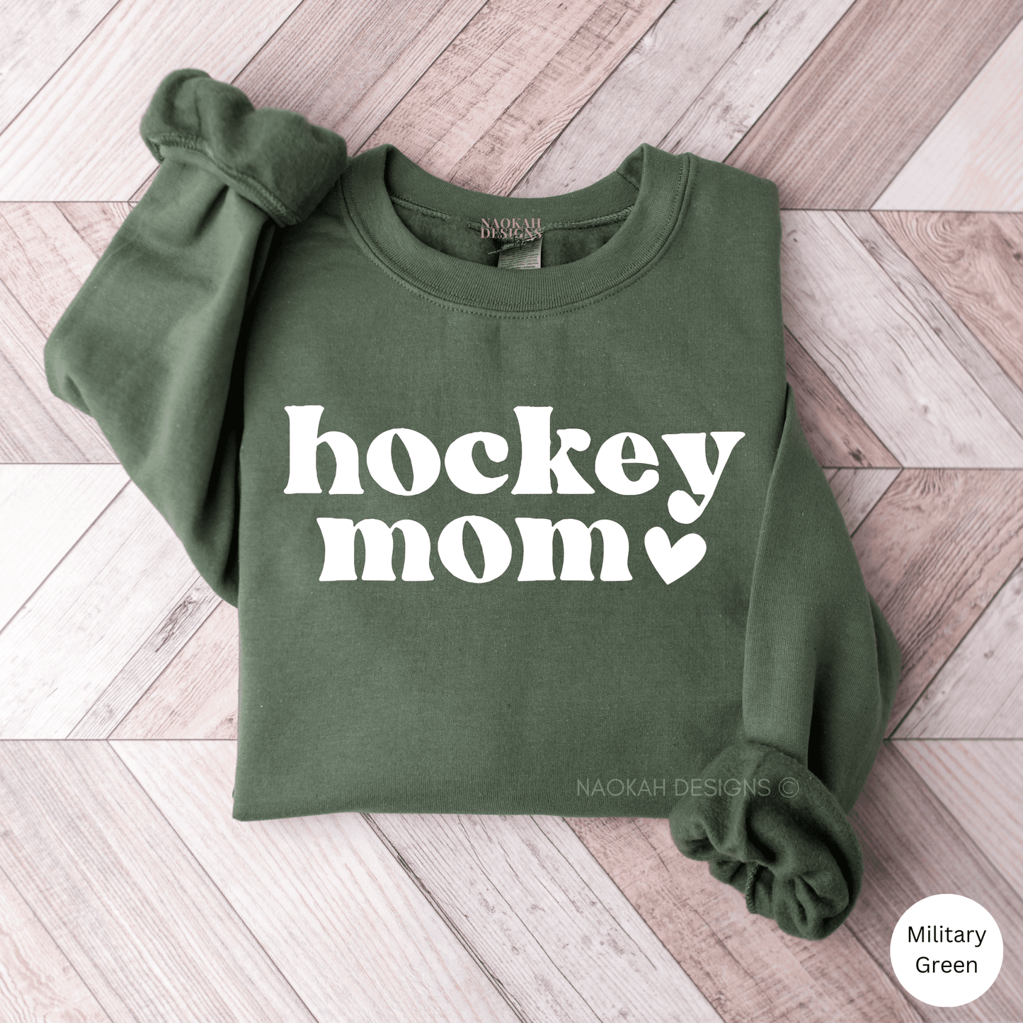 hockey mom crewneck sweater, livin' that hockey mom life sweater, hockey mom sweater, hockey mom hat, hockey sweatshirt, hockey mom gift, hockey mom shirt