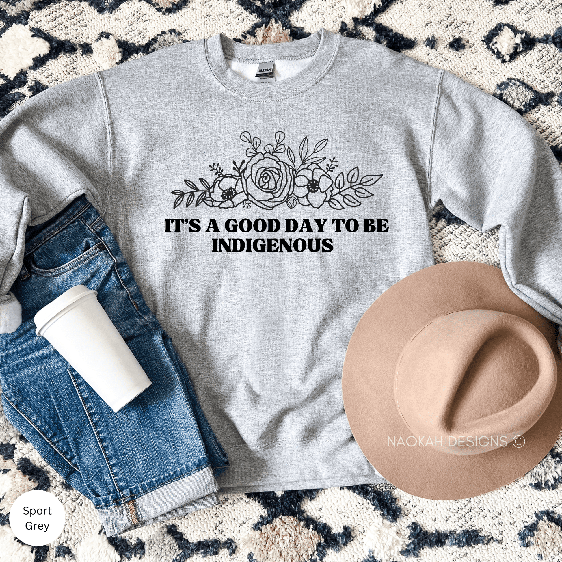 It's a good day to be Indigenous shirt, Indigenous Unisex Sweater, Indigenous Educated, Proudly Indigenous, Indigenous Graduation