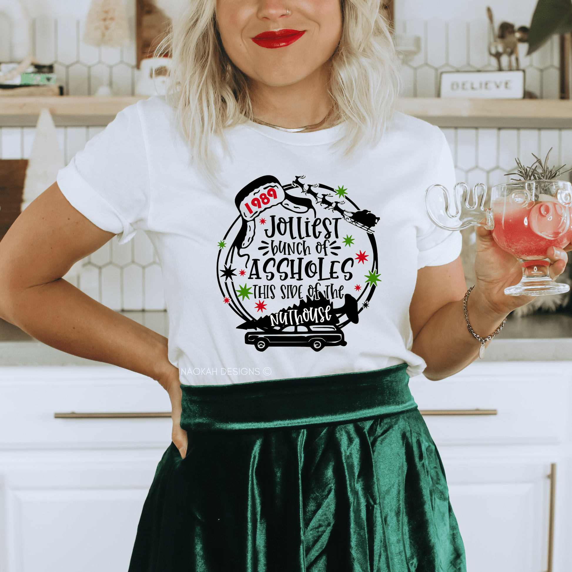 Jolliest Bunch of Assholes This Side of the Nuthouse Shirt, Christmas Vacation Shirt, 1989 Christmas Vacation Shirt, Real Beaut Shirt