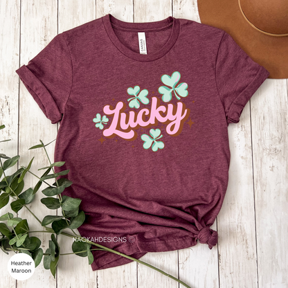 Lucky Shamrock Shirt, Shamrock Shirt, Lucky Shirt, St Patricks Day Shirt, Patricks Day Shirt, St Patricks Shirt, Patricks Day Tee, Lucky Tee