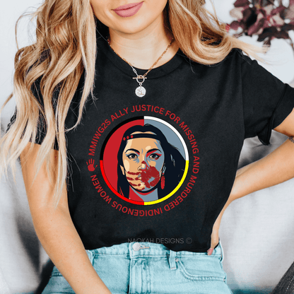 MMIWG2S Ally shirt, Justice for Missing and Murdered Indigenous Women, Indigenous Owned Shop, MMIW Shirt, I Wear Red For My Sisters Shirt, Indigenous ally, being an ally to Indigenous peoples, allyship Indigenous, Aboriginal ally