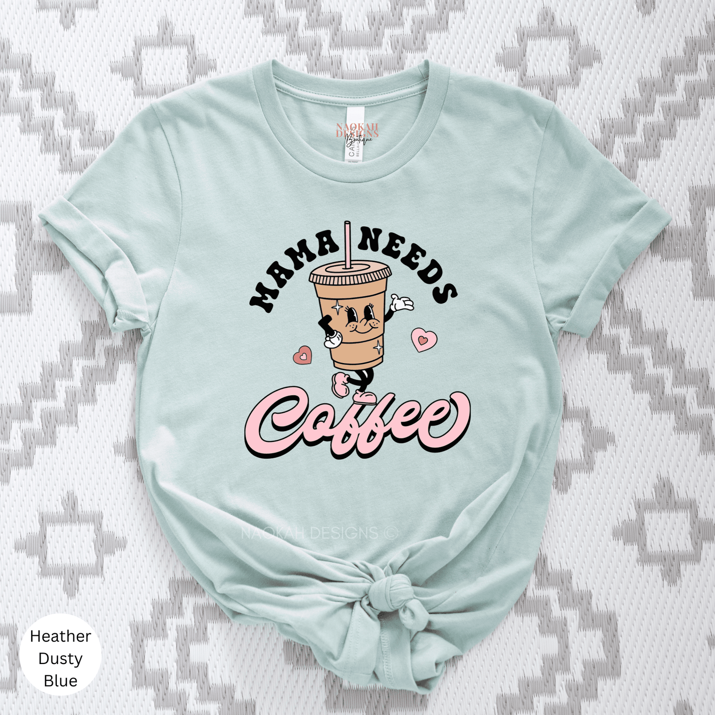 mama needs coffee shirt, tired as a mother, mom shirt, mama t-shirt, coffee lovers gift, valentine gifts for mom, valentine gift shirt, retro coffee shirt, retro mom coffee shirt