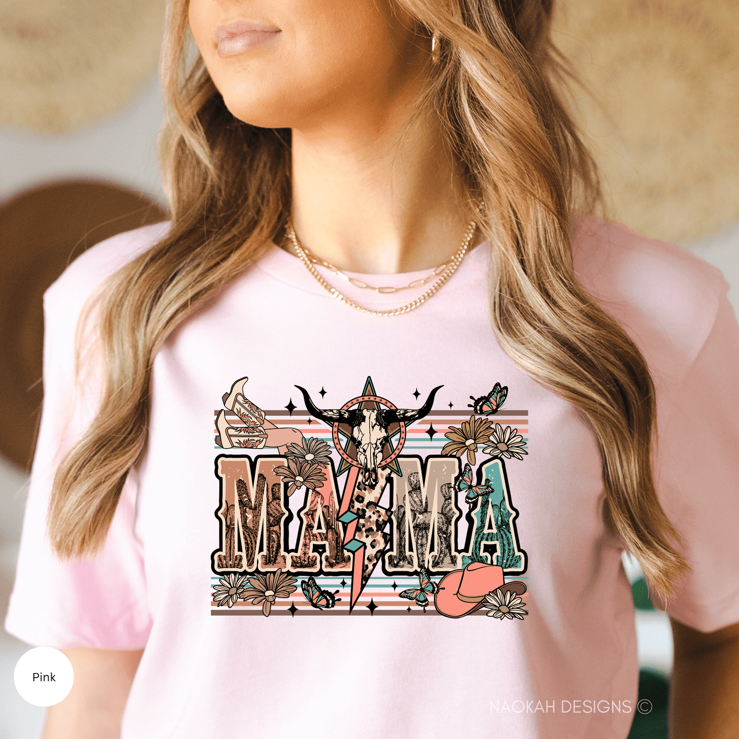 Mama Western Cowgirl Shirt