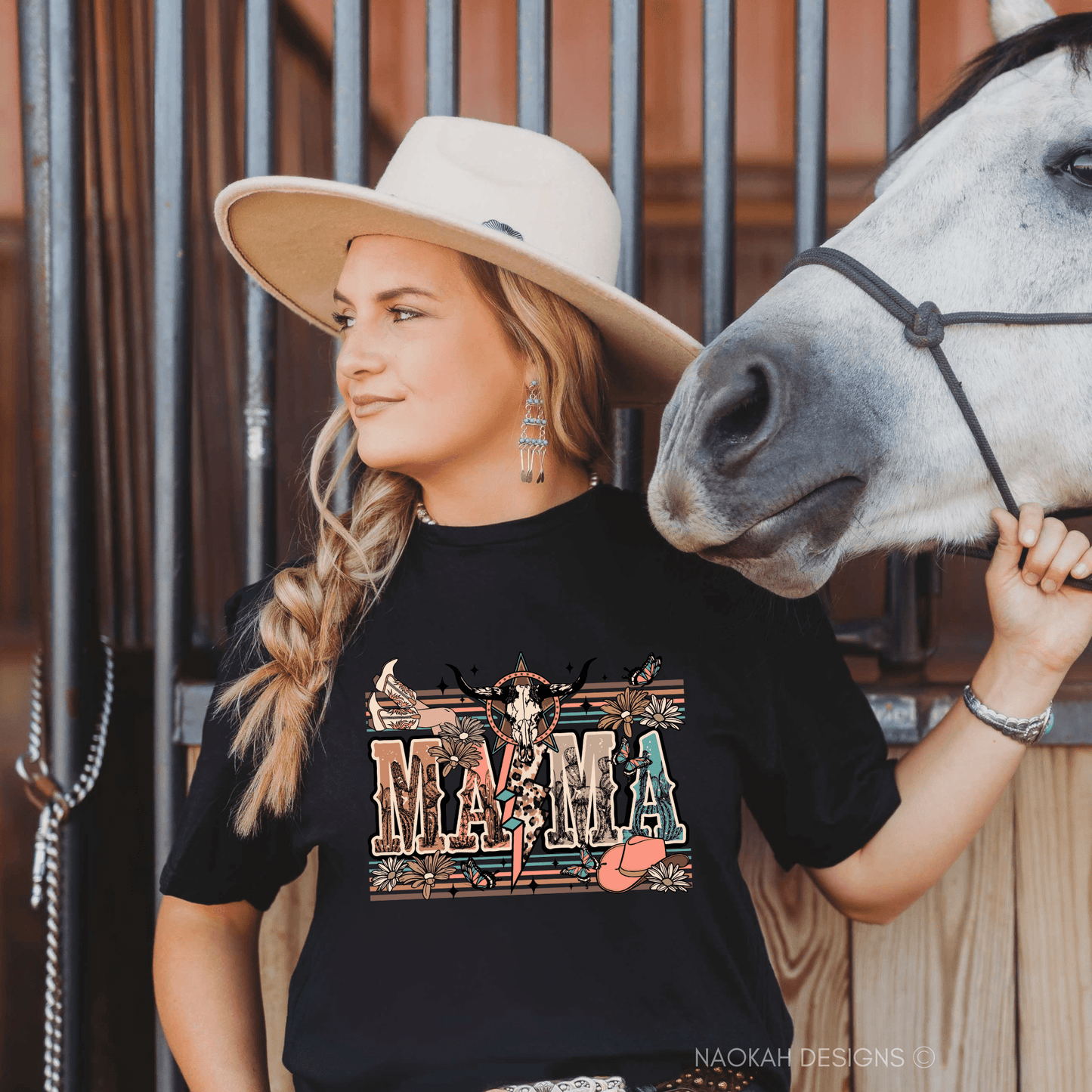 Mama Western Cowgirl Shirt