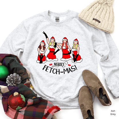 Merry Fetchmas Sweatshirt, Girls Christmas Sweatshirt, Mean Girls Sweatshirt, Merry Christmas Sweatshirt,Women's Christmas Sweatshirt