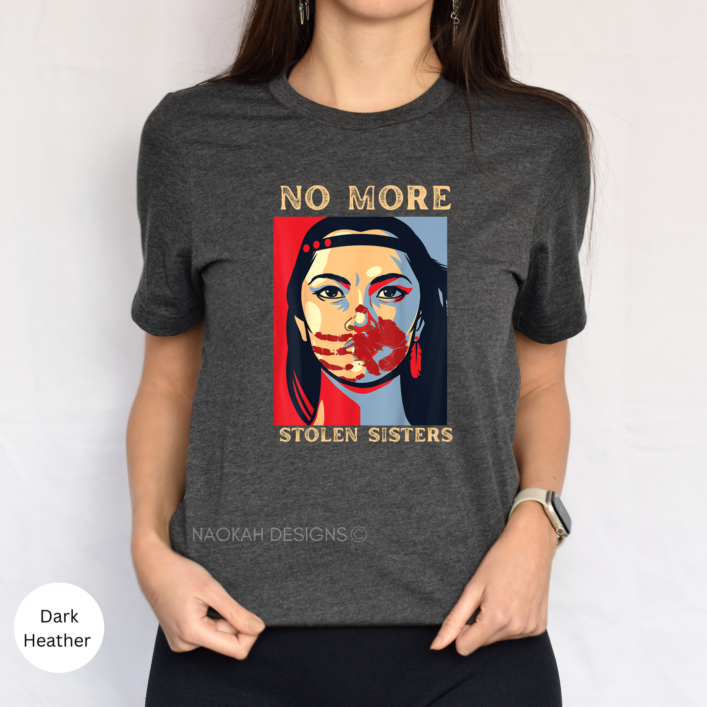 no more stolen sisters shirt, missing and murdered indigenous women shirt, mmiw shirt, i wear red for my sisters shirt, indigenous owned shop