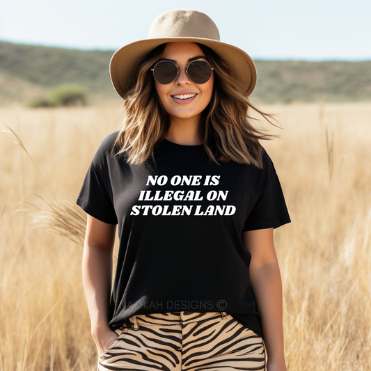 No one is illegal on stolen land shirt, Native American Shirt, Pro Immigrant Tee, No One Is Illegal Shirt, Antiracism T-shirt, Native Shirt, Immigrant SHIRT, Latino Shirt, No Human Is Illegal Shirt, Anti Trump Shirt, Immigration T-Shirt, Pro Immigrant Tee, Human Rights Top, Abolish ICE, Social Justice Activism Gift