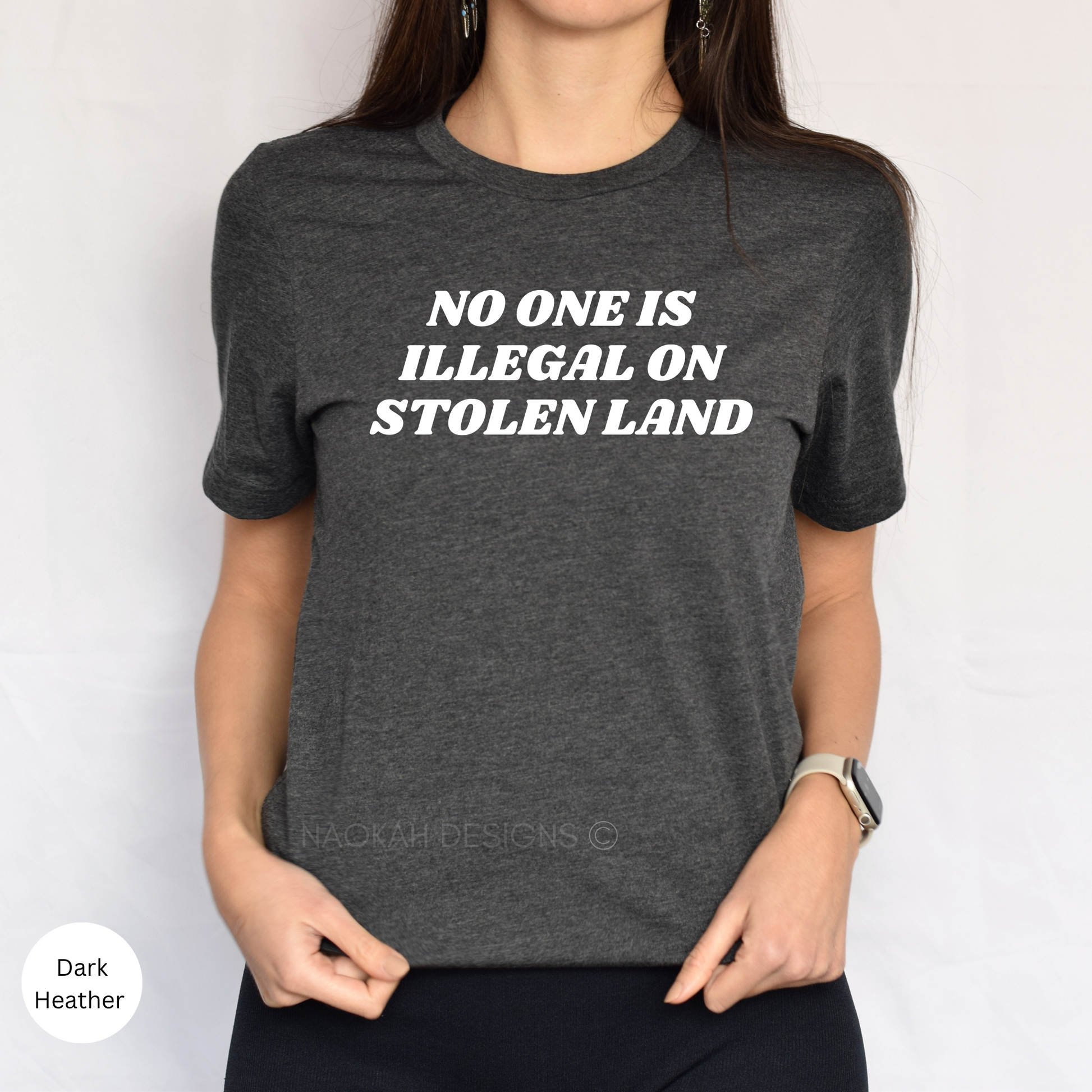 No one is illegal on stolen land shirt, Native American Shirt, Pro Immigrant Tee, No One Is Illegal Shirt, Antiracism T-shirt, Native Shirt, Immigrant SHIRT, Latino Shirt, No Human Is Illegal Shirt, Anti Trump Shirt, Immigration T-Shirt, Pro Immigrant Tee, Human Rights Top, Abolish ICE, Social Justice Activism Gift