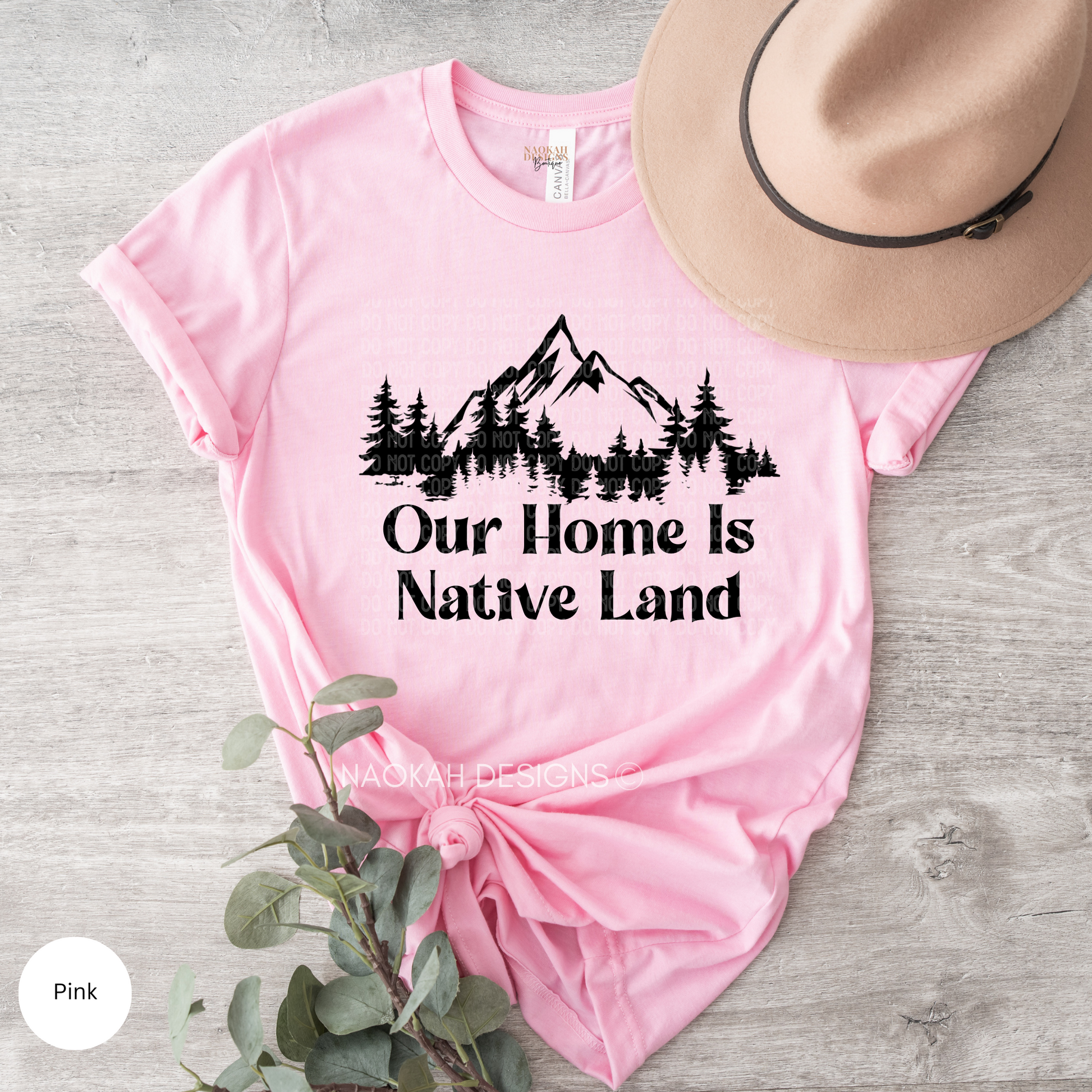 Our Home Is Native Land Shirt, Indigenous t-shirt, Indigenous Pride, Indigenous Resilient Shirt, Native Rights, We Belong To The Land Tee, Indigenous owned shop, Indigenous owned business, Orange shirt day native owned, orange shirt day Indigenous owned