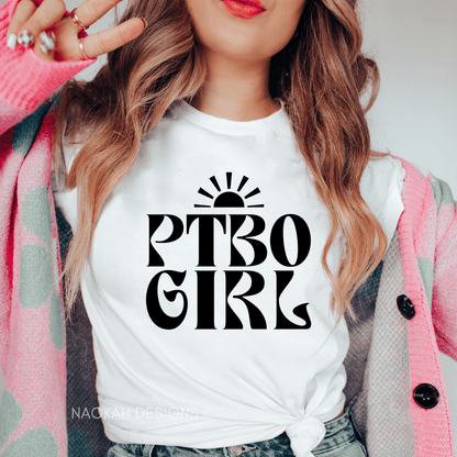 PTBO Girl Shirt, peterborough Ontario shirt, Kawartha's shirt, Ontario shirt, Peterborough shirt, Kawartha lakes, trent, nature shirt, outdoor shirt, landscape shirt, cottage country shirt