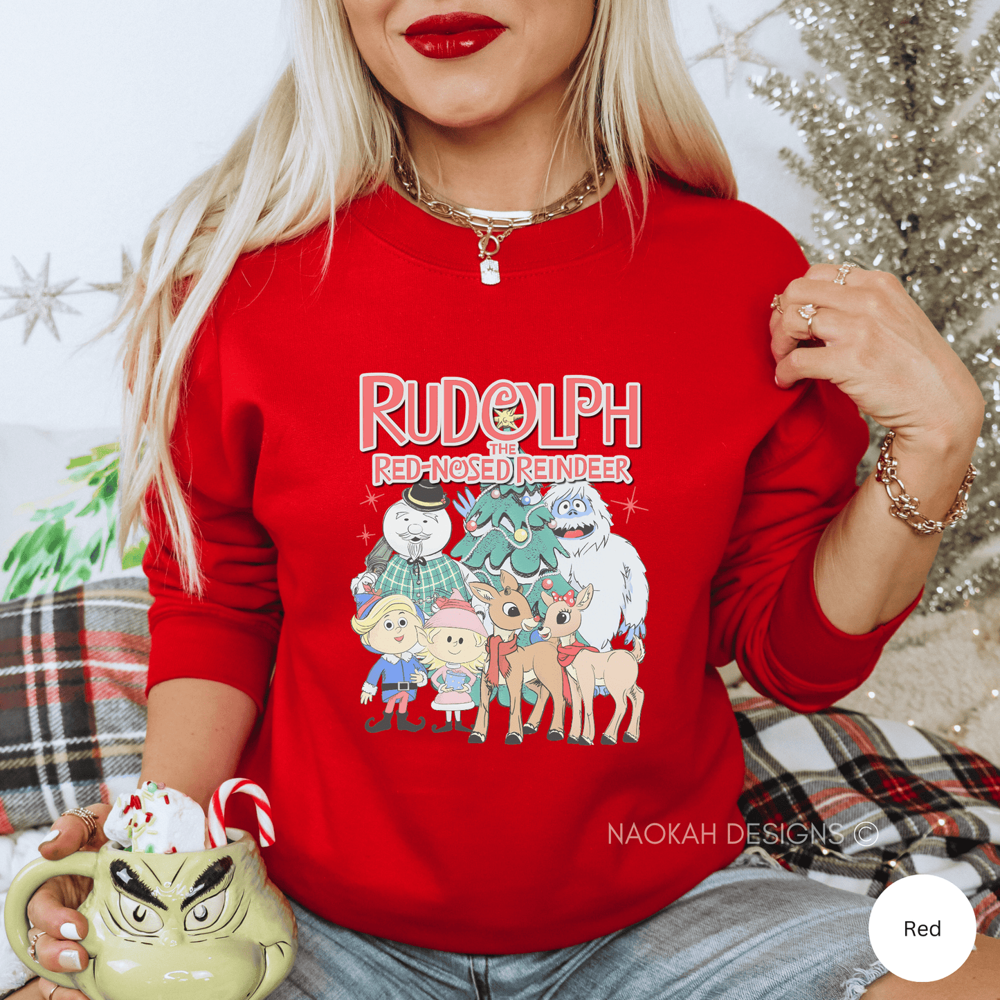 rudolph the red nosed reindeer christmas sweatshirt, rudolph christmas sweater, christmas movie sweater, christmas hoodie, christmas sweater