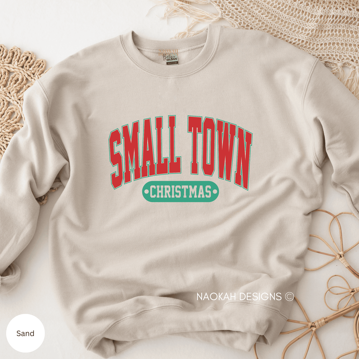 small town christmas sweater