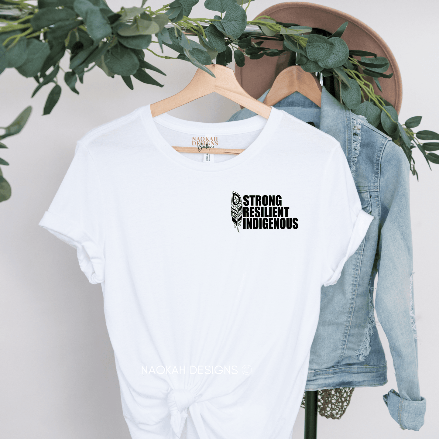 Strong Resilient Indigenous Shirt, Native Pride, Indigenous Owned Shop, Indigenous shirt, Indigenous Peoples Day, Awareness Tshirt