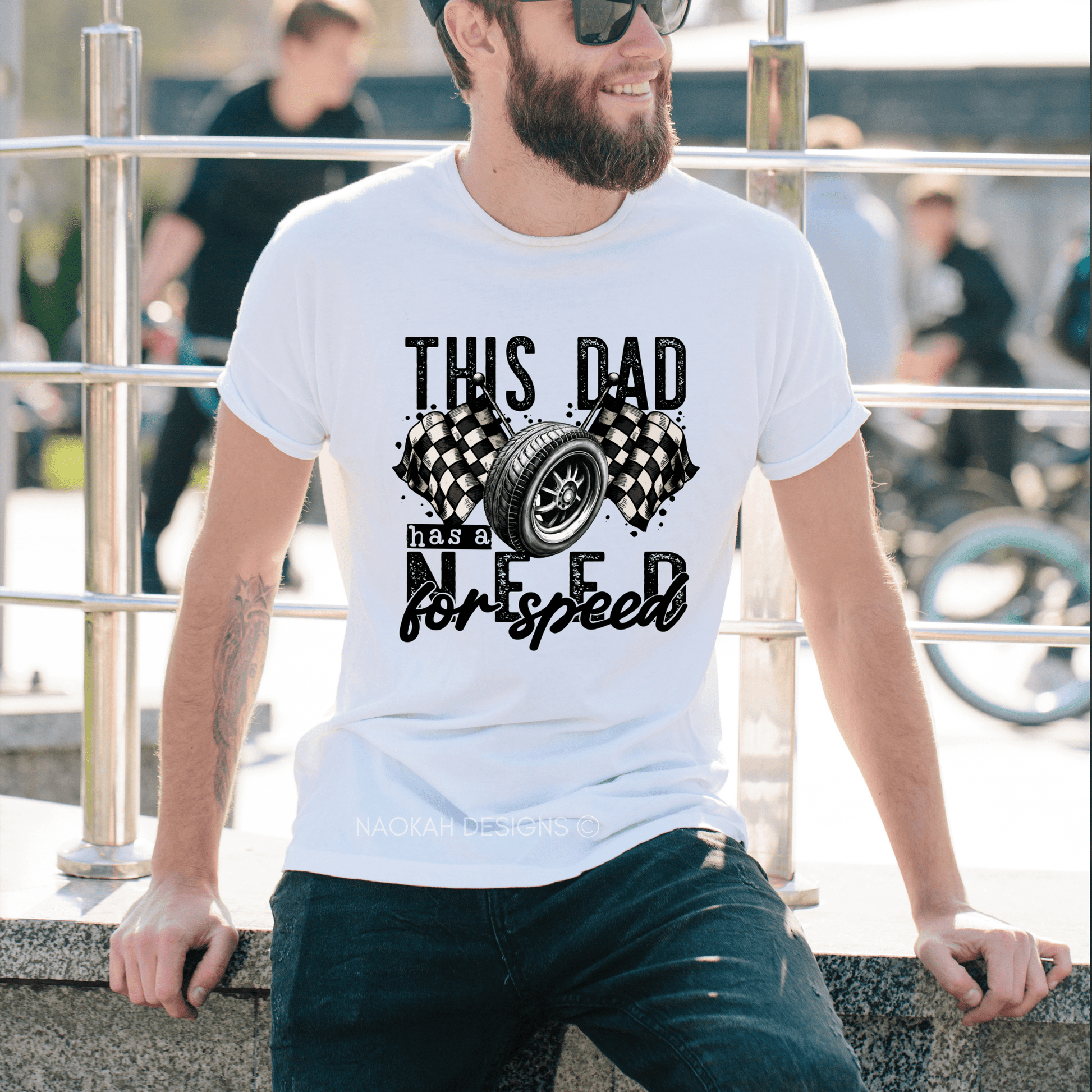 This dad has a need for speed shirt, racer dad shirt, dad truck shirt, fathers day shirt, I'll be In The Garage Shirt, Funny Shirt Men, Fathers Day Gift, Dad shirt, Mechanic funny Tee, Husband Gift, Garage TShirt
