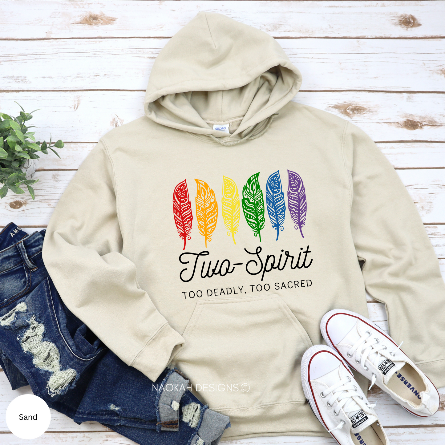 two-spirit shirt, too deadly too sacred sweater, indigenous owned, indigenous pride sweater, two spirit warrior, human rights sweater