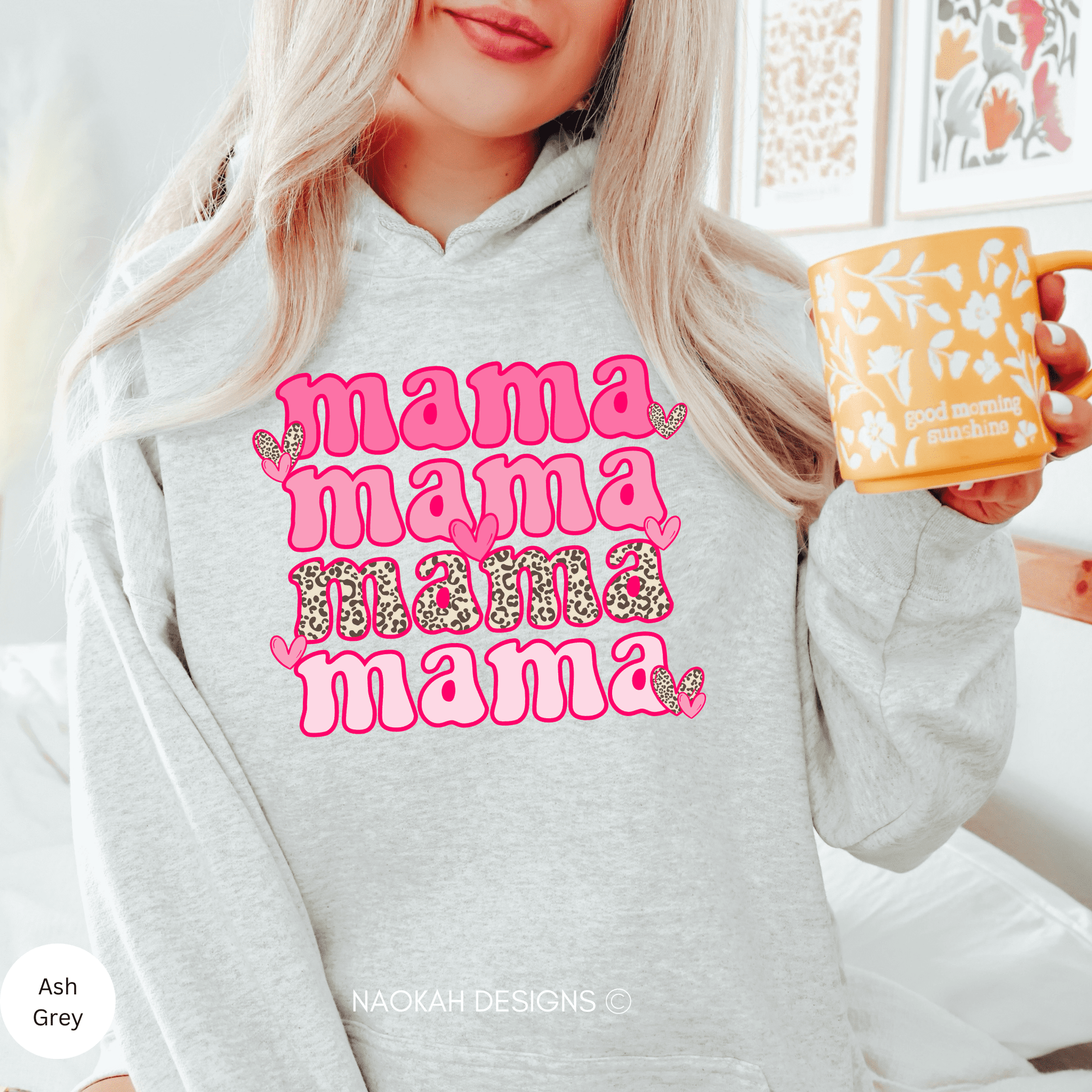 Valentine's Day Mama Sweater, Leopard Valentine's Mama Shirt, One Loved Mama Shirt, Mama is my Valentine Shirt, Mom Valentine Shirt