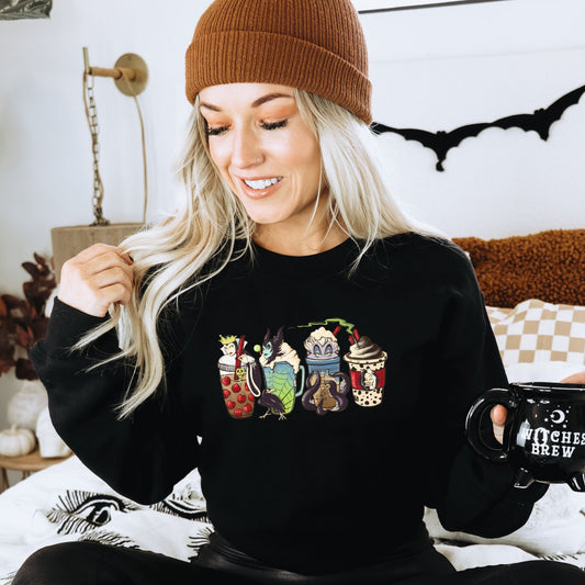 Villains Latte Coffee Crewneck/Hoodie