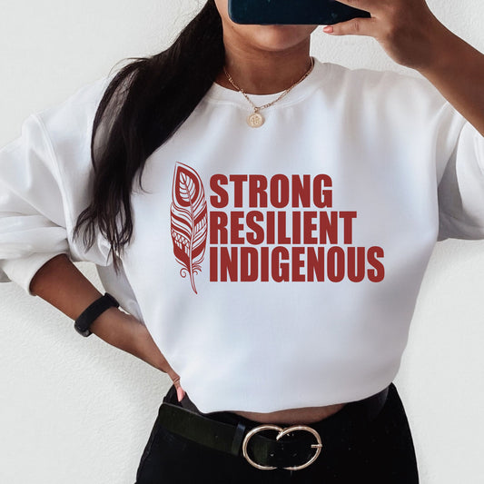 Strong Resilient Indigenous Shirt, Native Pride, Indigenous Owned Shop, Indigenous shirt, Indigenous Peoples Day, Awareness Tshirt, Indigenous pride, native pride, resistance, decolonize shirt, ancestor’s wildest dreams shirt, human rights shirt, indigenous lives matter shirt, indigenous history month, ancestor dreams, melanin shirt, Proud Indigenous Shirt Women, Native American Shirt, Equal rights t shirt, equality tee, Indigenous AF tee