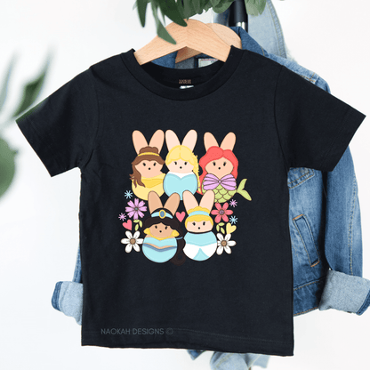 Easter Princesses Peeps Shirt, Disney Child's Easter Shirt, Disney Kids Bunny Shirt, Princess Disney Easter Egg, Easter Kids Shirt