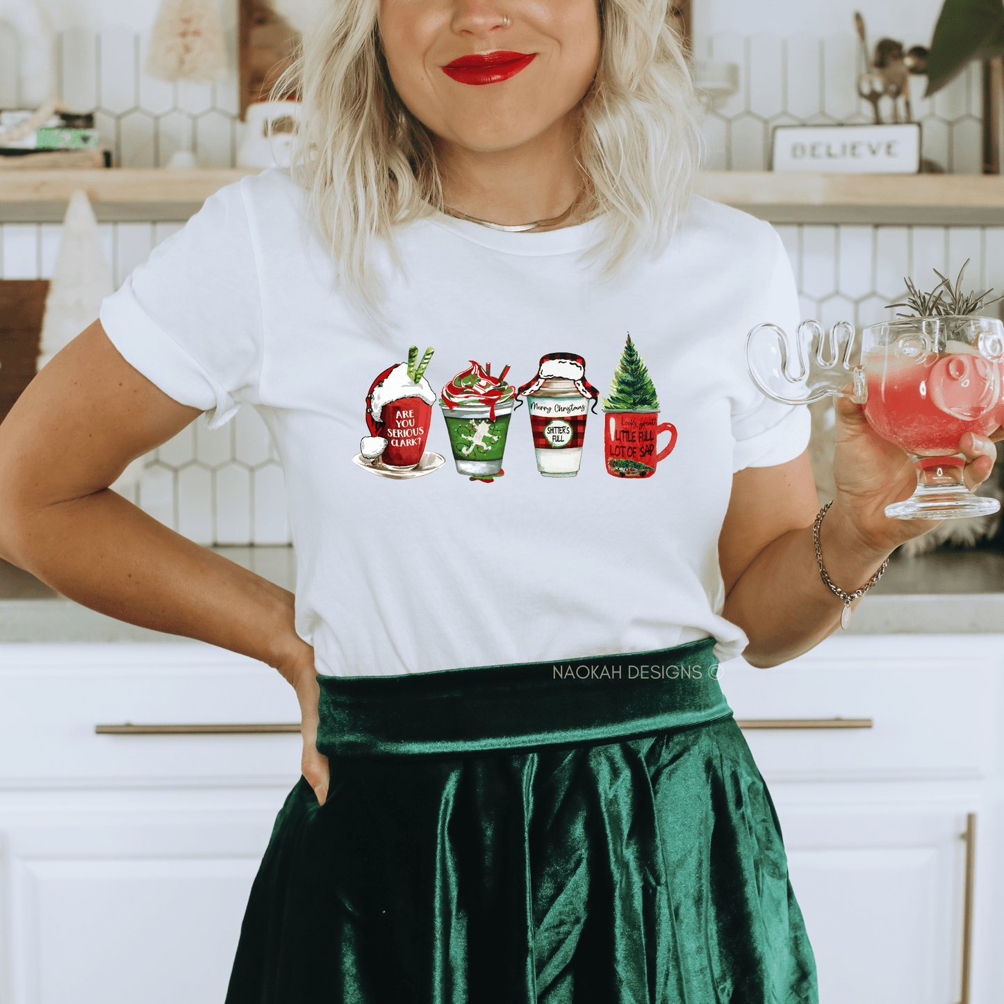 Family Christmas Vacation Coffee Cups Shirt, Christmas Vacation T-Shirt, Family Vacation Tee, Matching Family Christmas, Griswold Tshirt