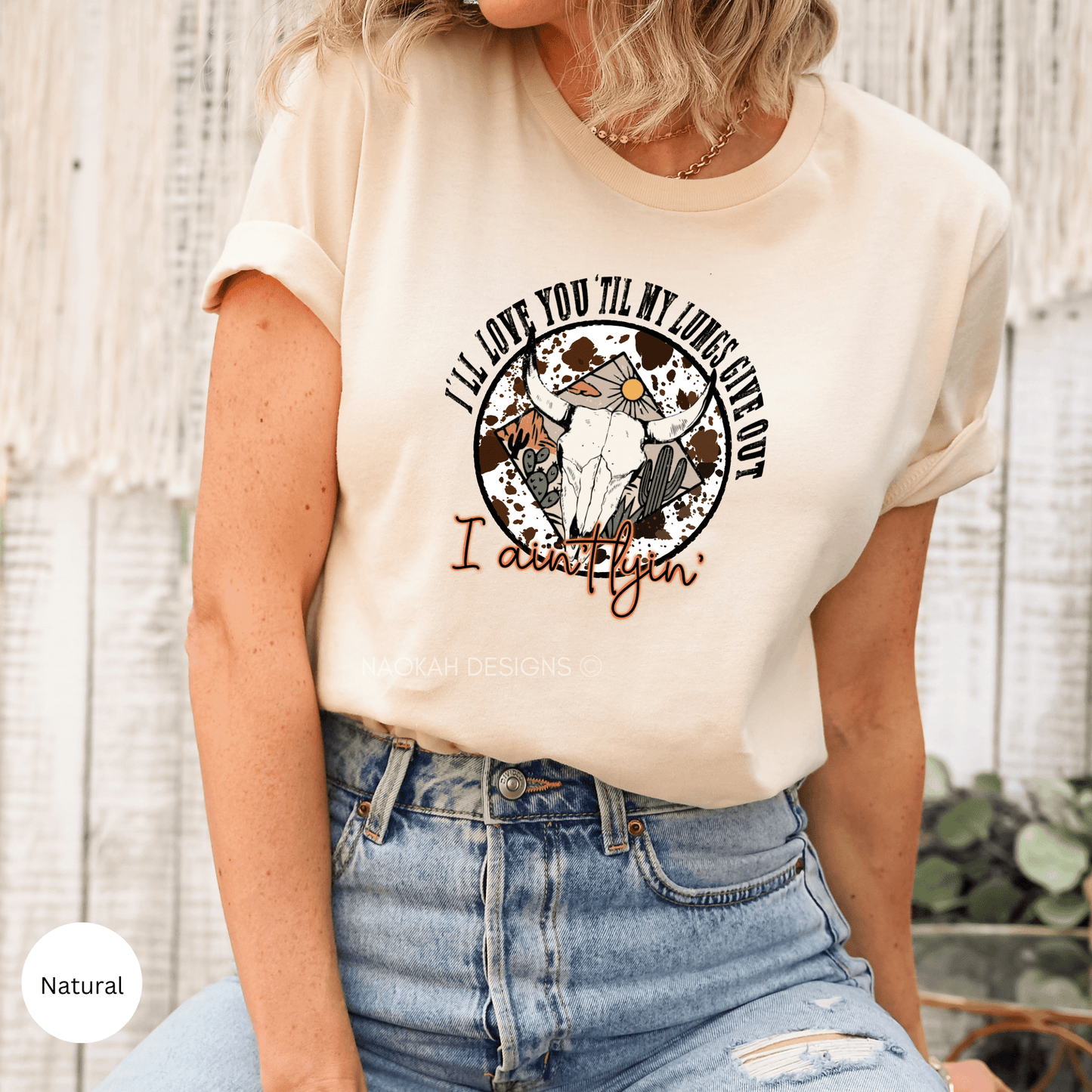 I’ll Love You Till My Lungs Give Out I Ain’t Lyin T-shirt, Valentine Country Music Shirt, Western Valentine Couple Shirt, Tyler Childers