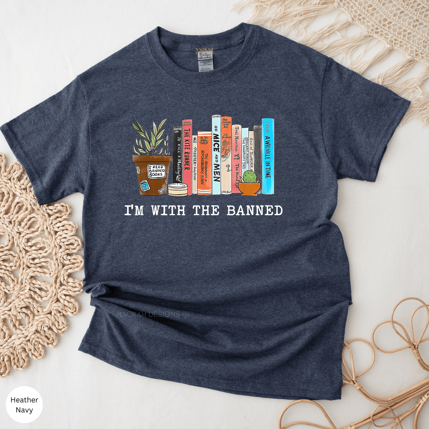 i'm with the banned shirt, gift for book lover, anti ban books shirt,banned books shirt, free books shirt, reading shirt, teacher shirt