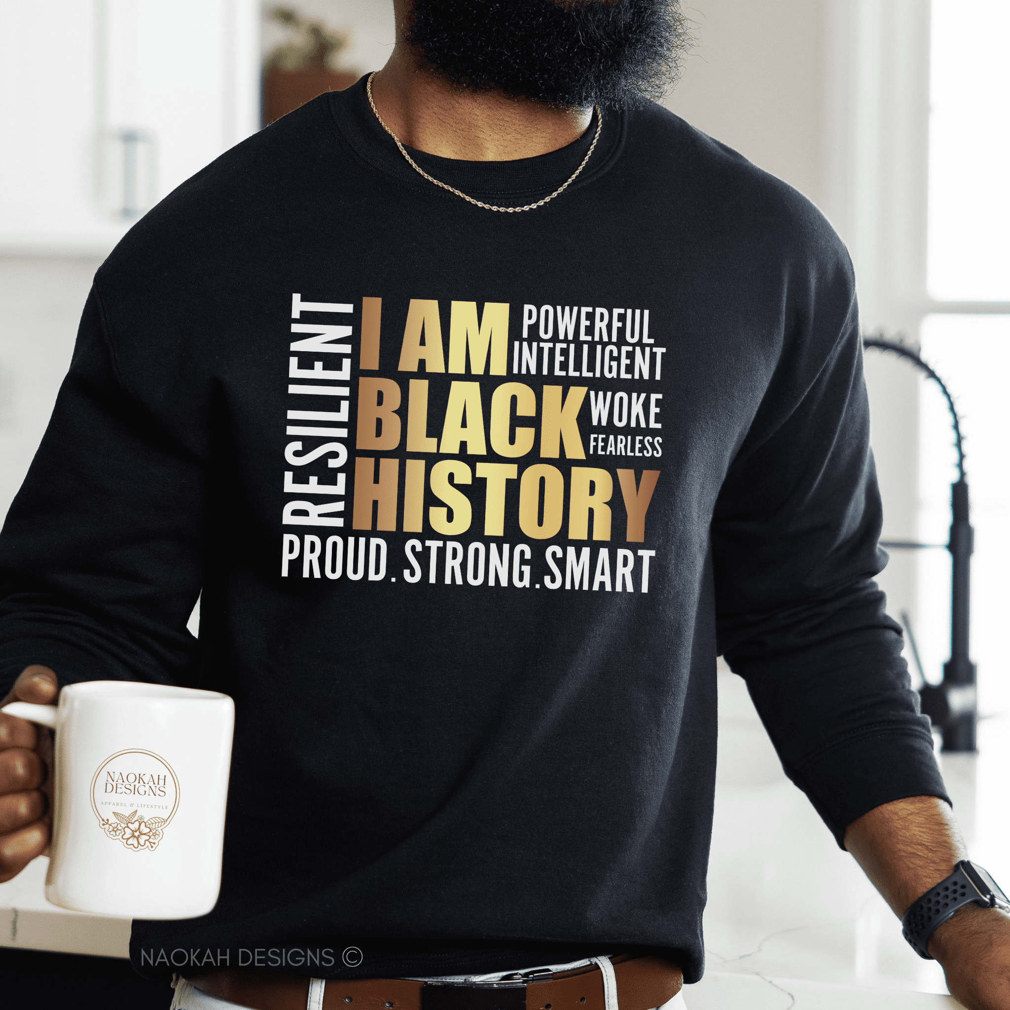 I Am Black History Crewneck/Hoodie – naokahdesigns