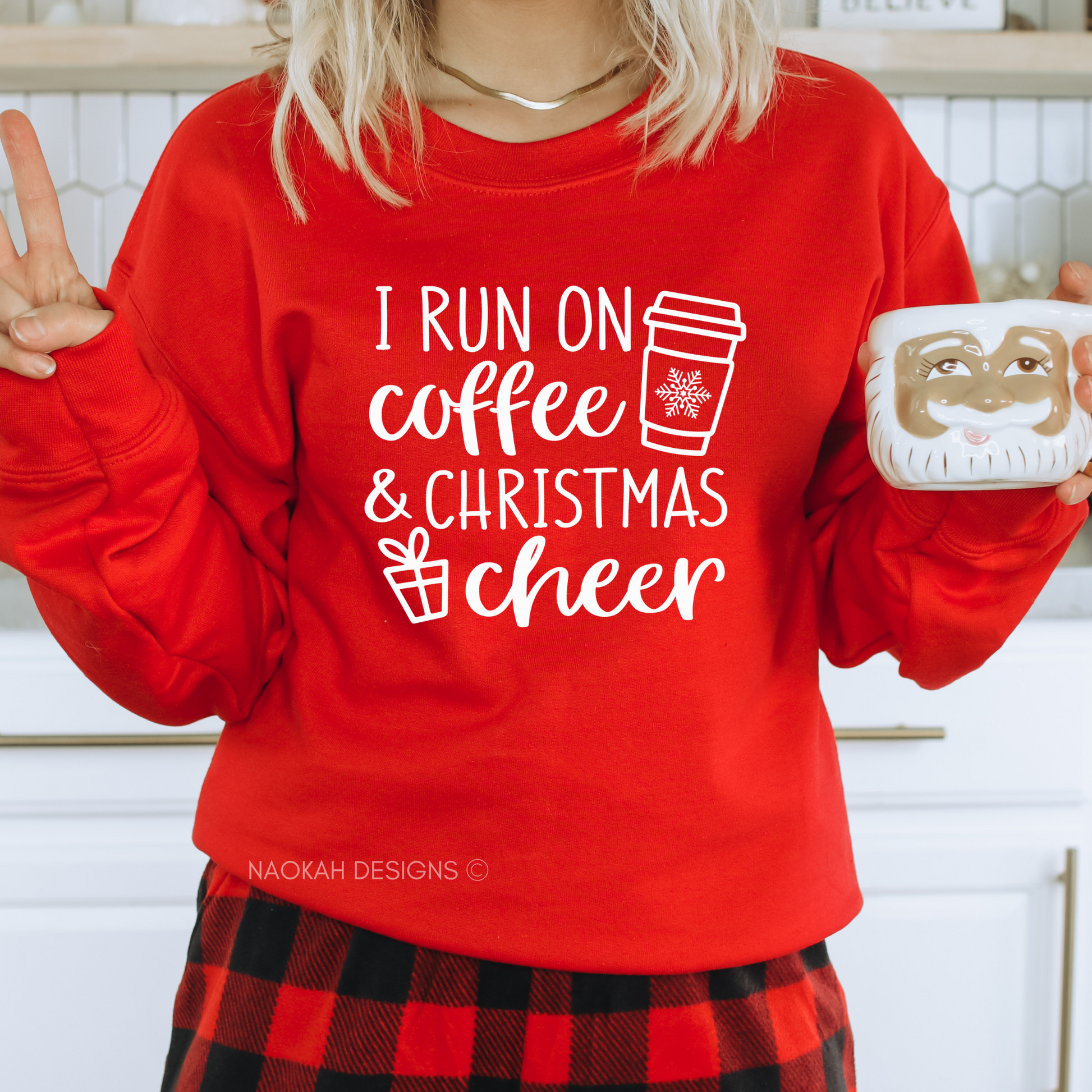 I Run On Coffee And Christmas Cheer Sweater