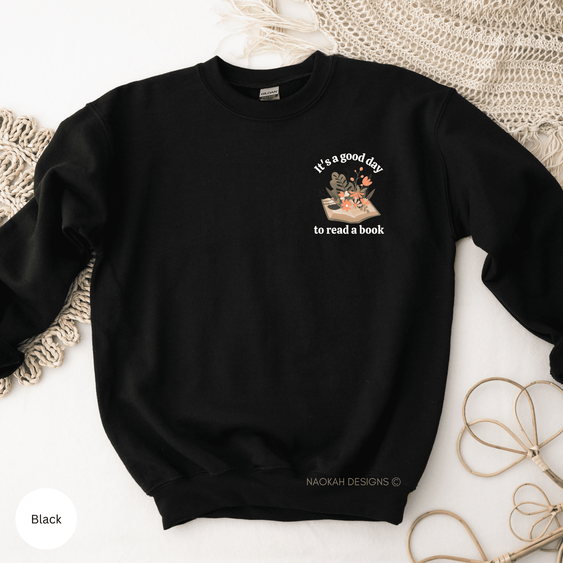 It's A Good Day To Read A Book Sweater, Reading Shirt, Gift for Teacher, Book Lover Gift For Women, Flower Book Lover, English Teacher, Literary Shirt, Bookish Shirt, Reading Shirt, Read Banned Books Shirt