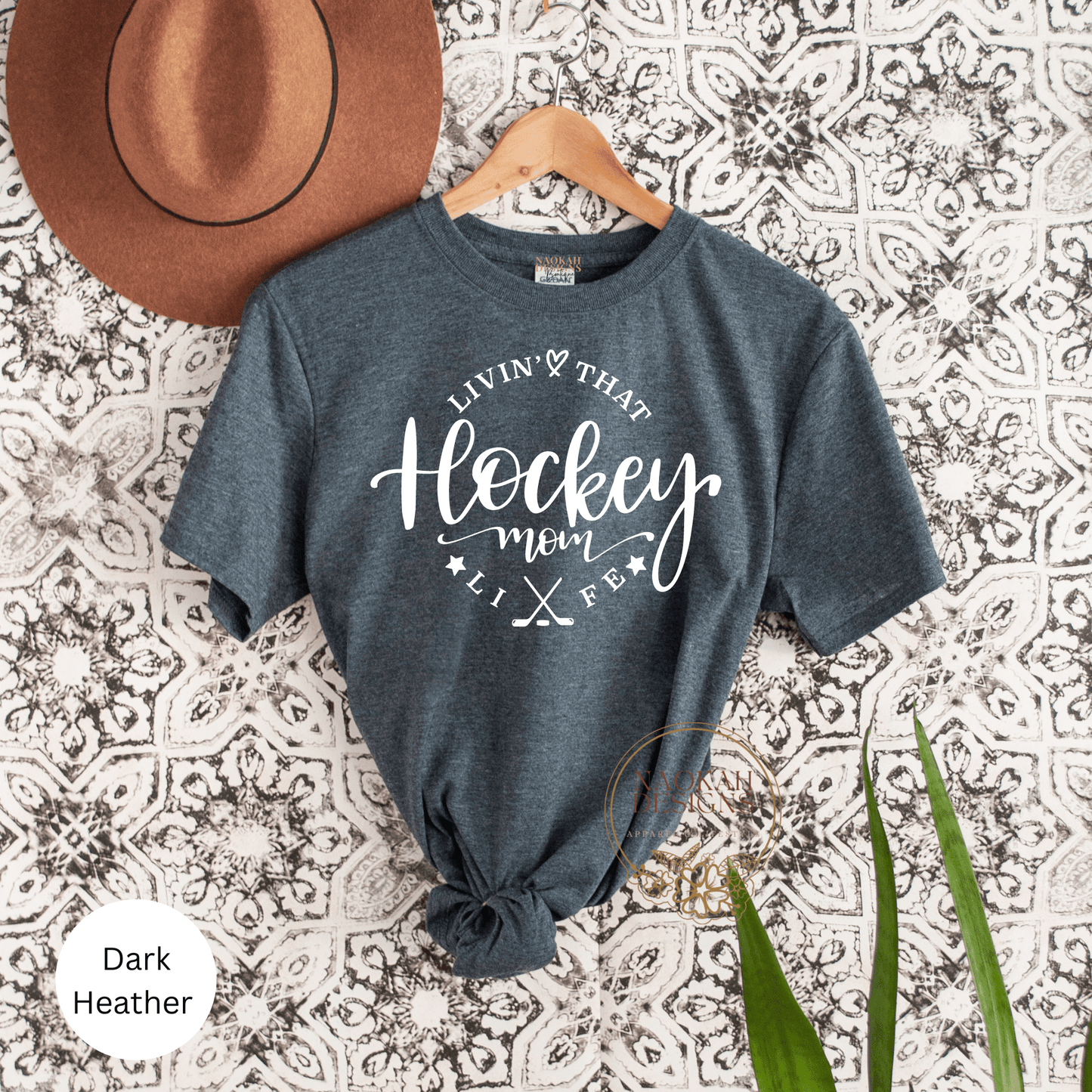 Livin That Hockey Mom Life Shirt, Hockey Life Shirt, Hockey Mom Gear, Hockey Gifts for Mom, Hockey Support Shirt, Hockey Gift, Unisex Shirt
